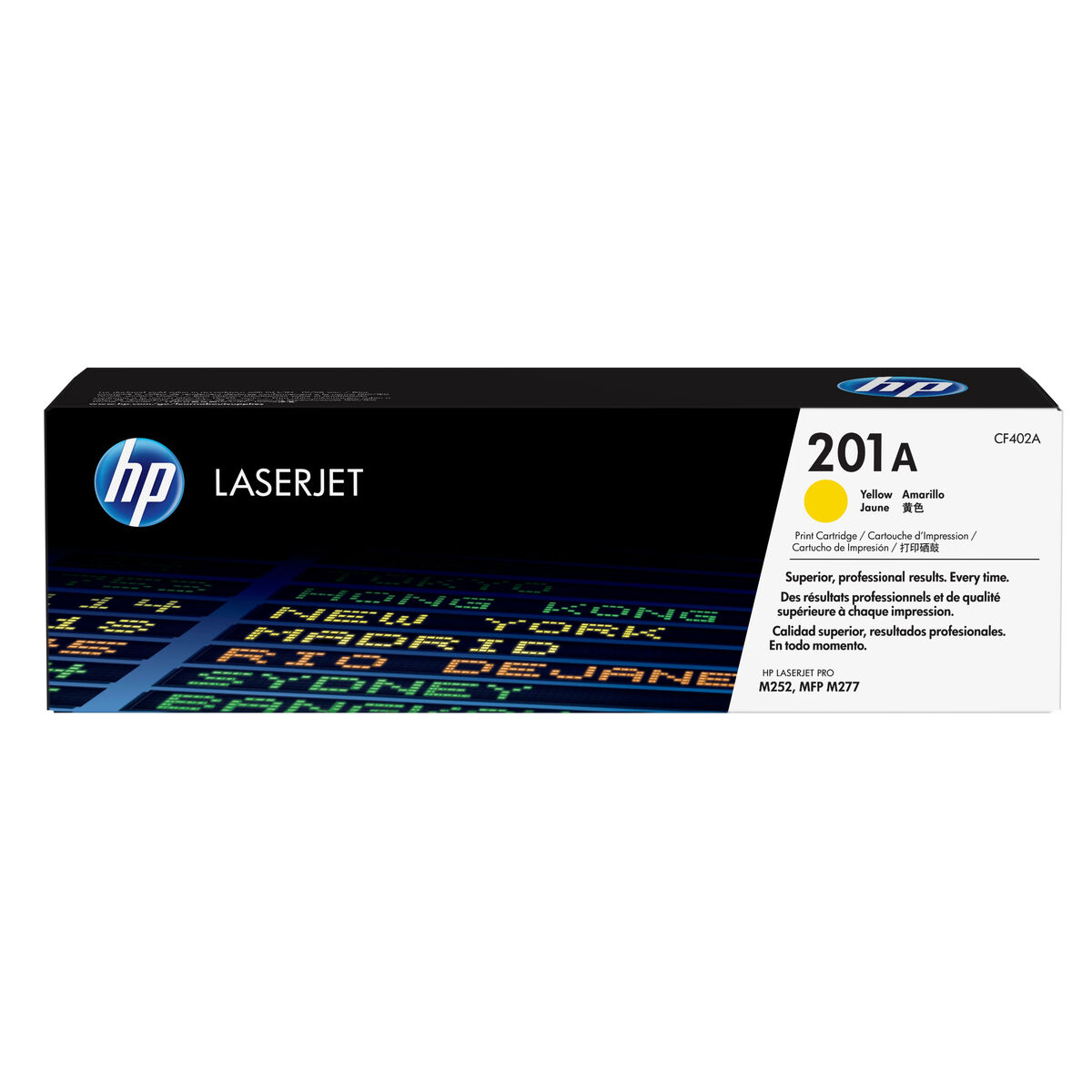 Оригинальный тонер HP 201A Жёлтый